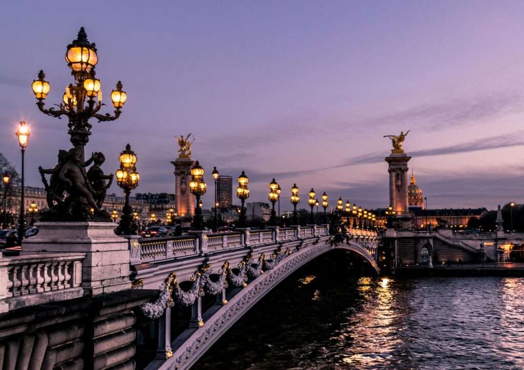 Parisian bridge, Paris, France