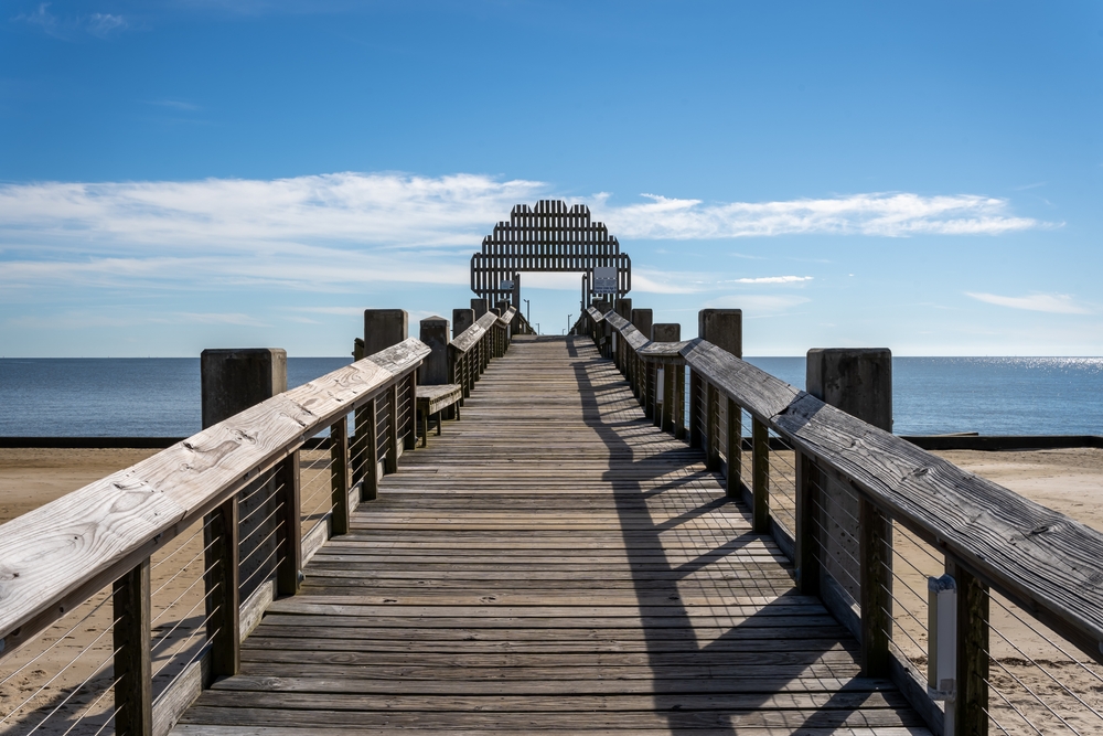 Pascagoula, Mississippi, Beach Wood Bridge