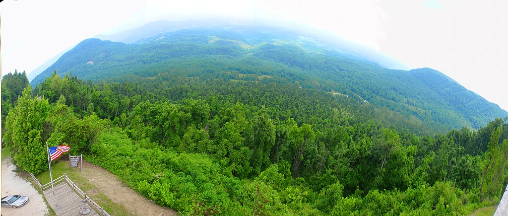 Scenic view of the Ozark Mountains - Jasper - Arkansas