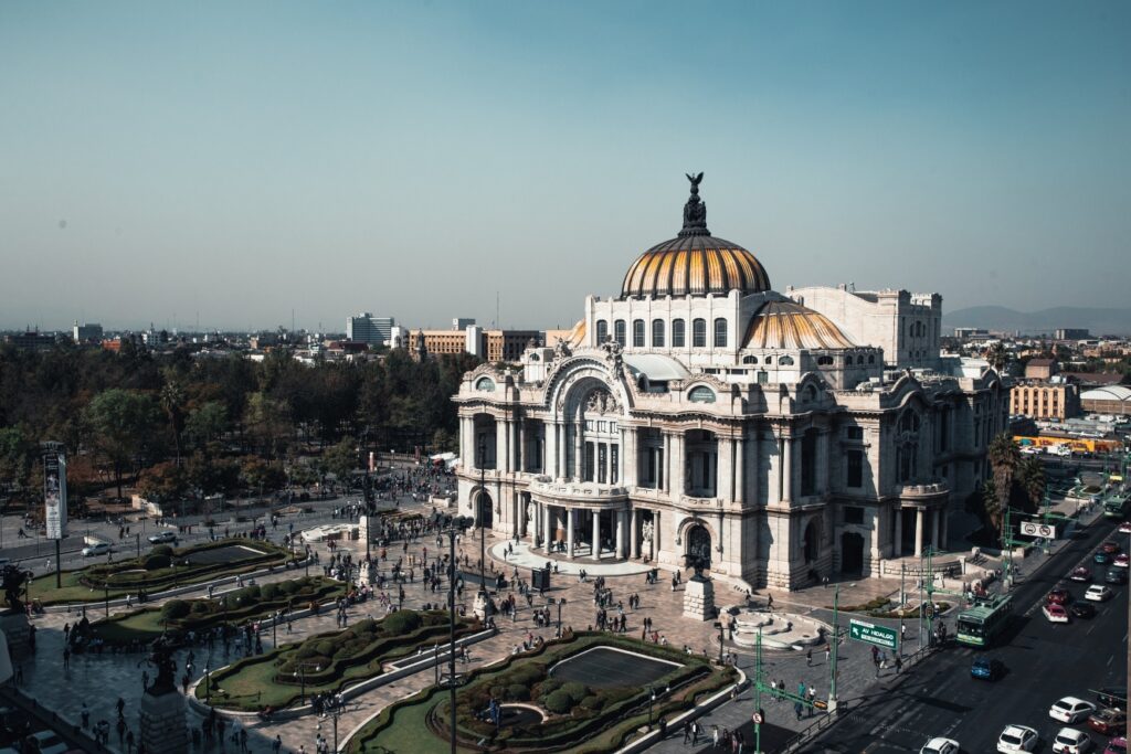 The Palacio de Bellas Artes, Mexico City