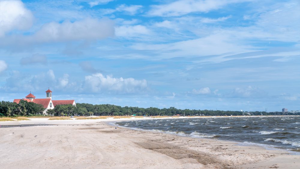 This is beautiful Long Beach in Mississippi