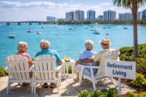 Retirement by the waterfront in Florida