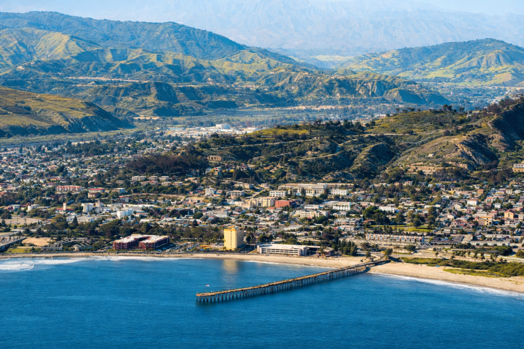 Ventura's coastal beauty from above, California ventura-coastal-beauty-from-above-california