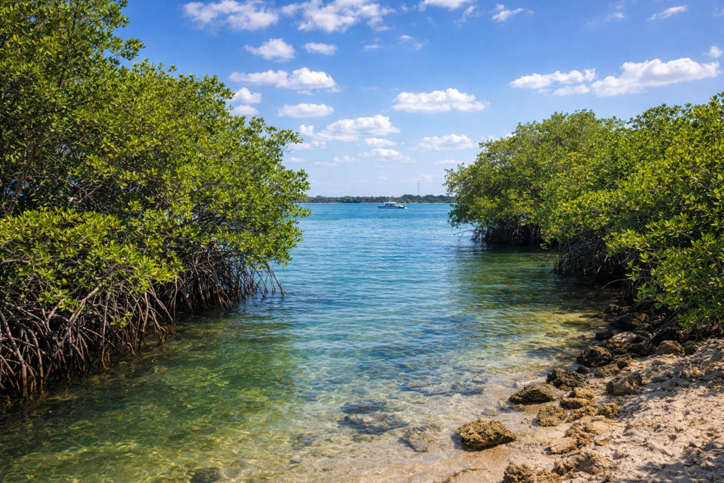 Mangrove serenity by the lagoon, Palm Bay, Florida