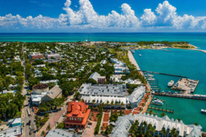 Aerial view of Key West